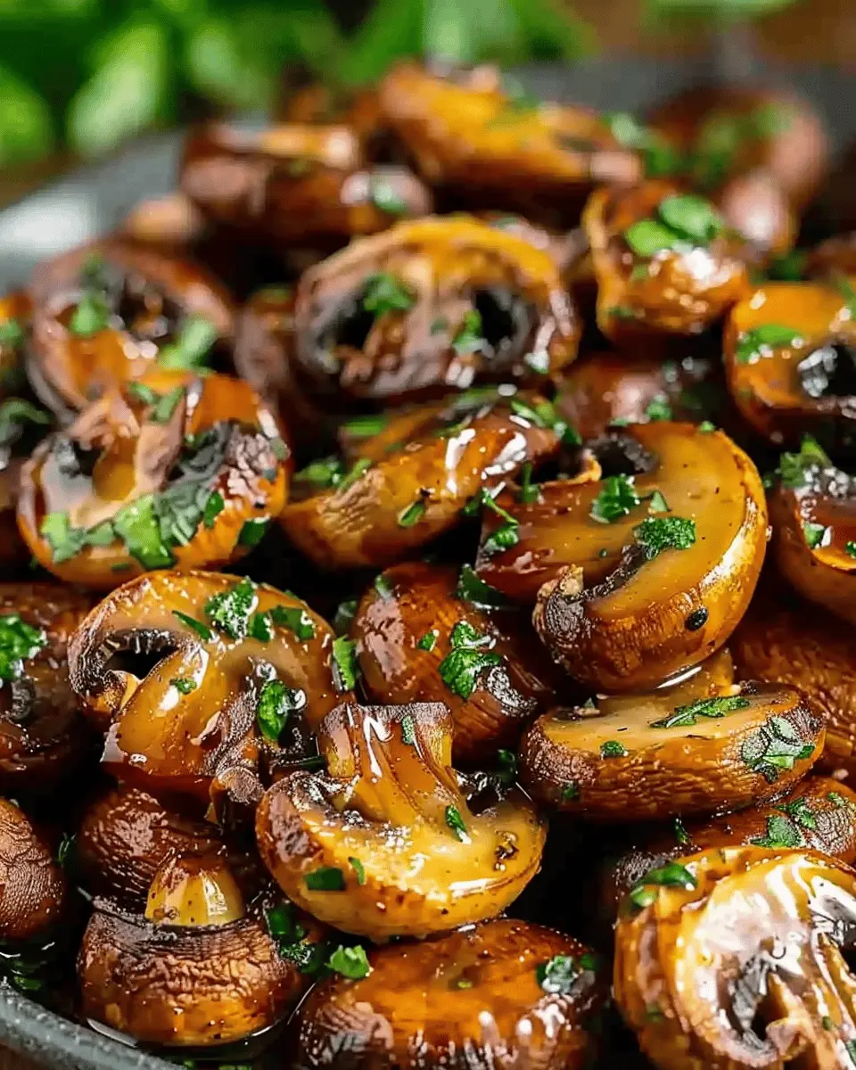 Honey Garlic Roasted Mushrooms: A Sweet & Savory Delight