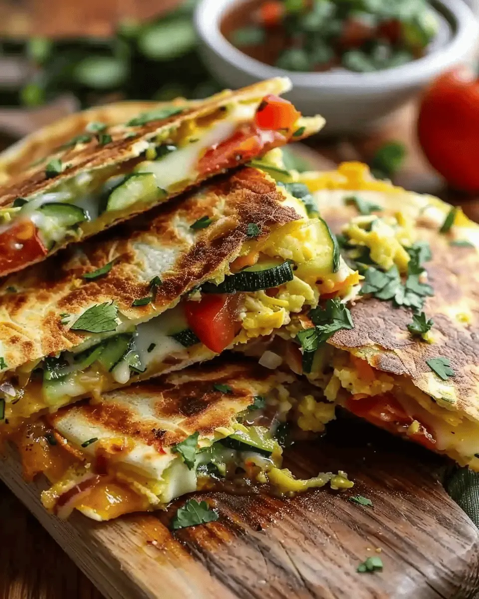 Zesty Zucchini Breakfast Quesadilla: Easy & Healthy Morning Delight