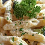 Creamy Garlic Penne Pasta (Easy)