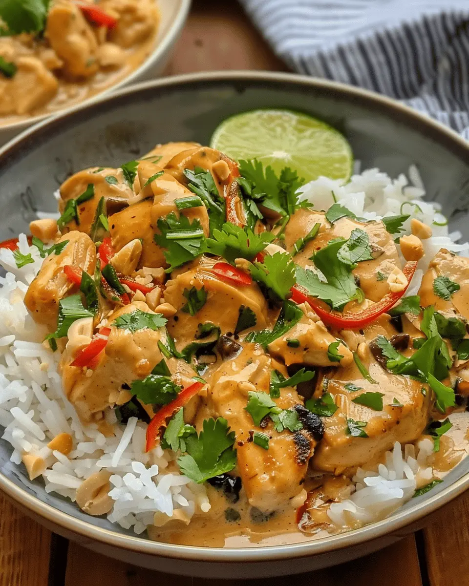 Thai Peanut Chicken Delight: Easy Recipe for Homemade Flavor
