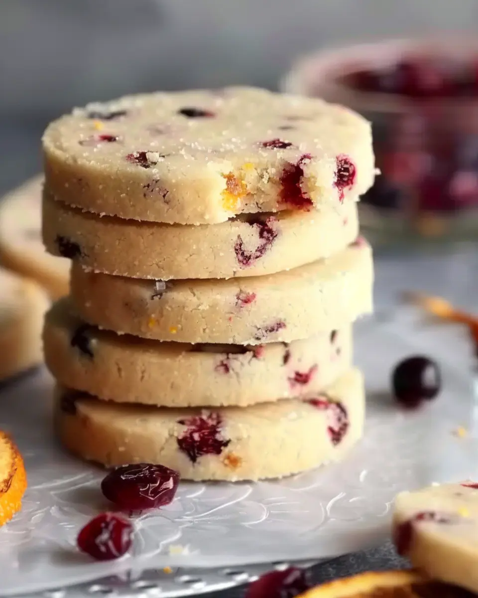 Cranberry Orange Shortbread Cookies Recipe: A Delightful Treat