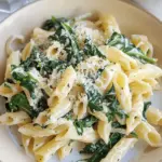 Pasta with Spinach, easy & quick!