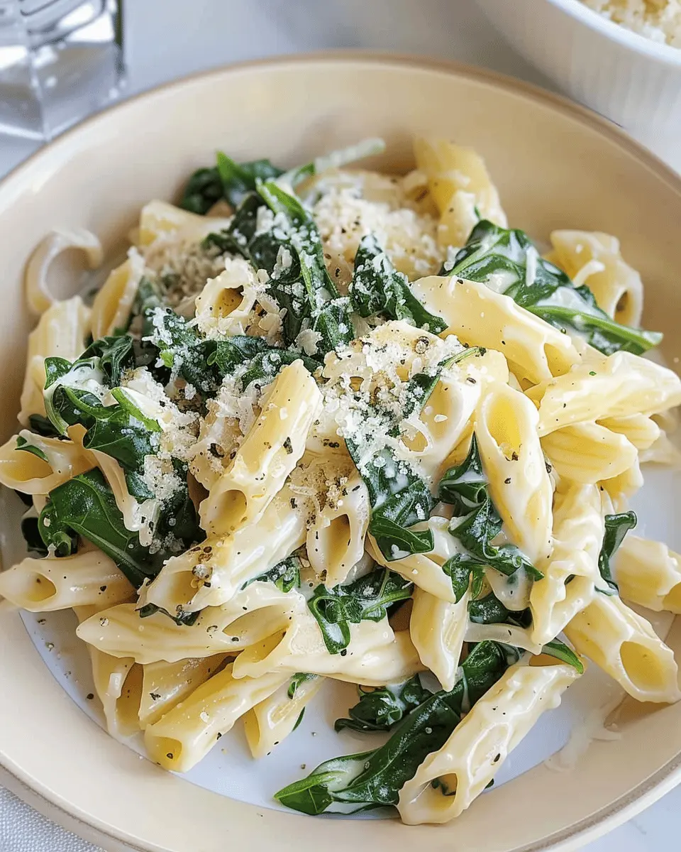 Pasta with Spinach: Easy & Quick Recipe for a Healthy Meal