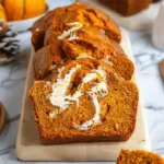 Pumpkin Bread with Cream Cheese Swirl Recipe