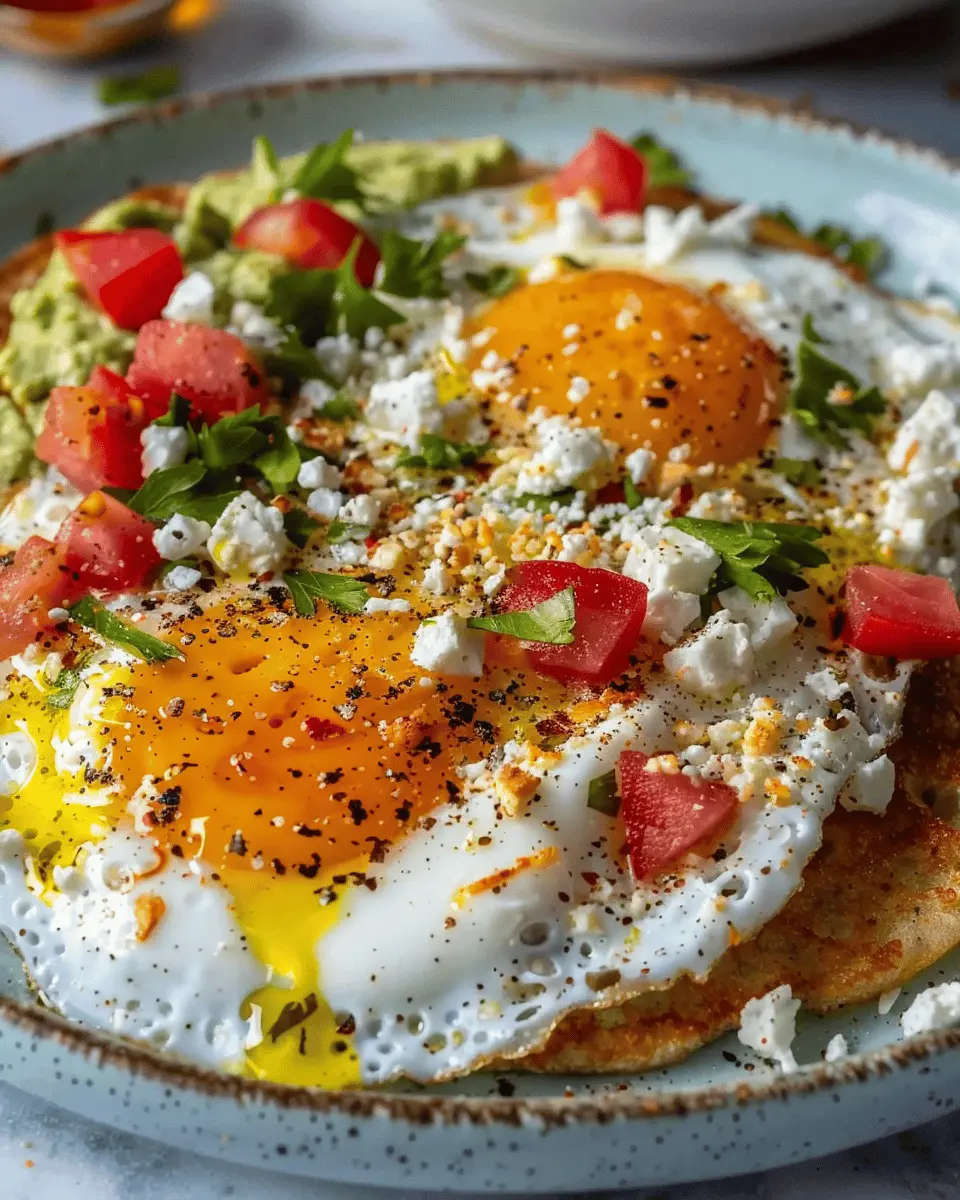 Crispy Feta Fried Eggs with Turkey Bacon: A Delicious Twist
