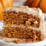 Pumpkin Cake with Cinnamon Cream Cheese Frosting