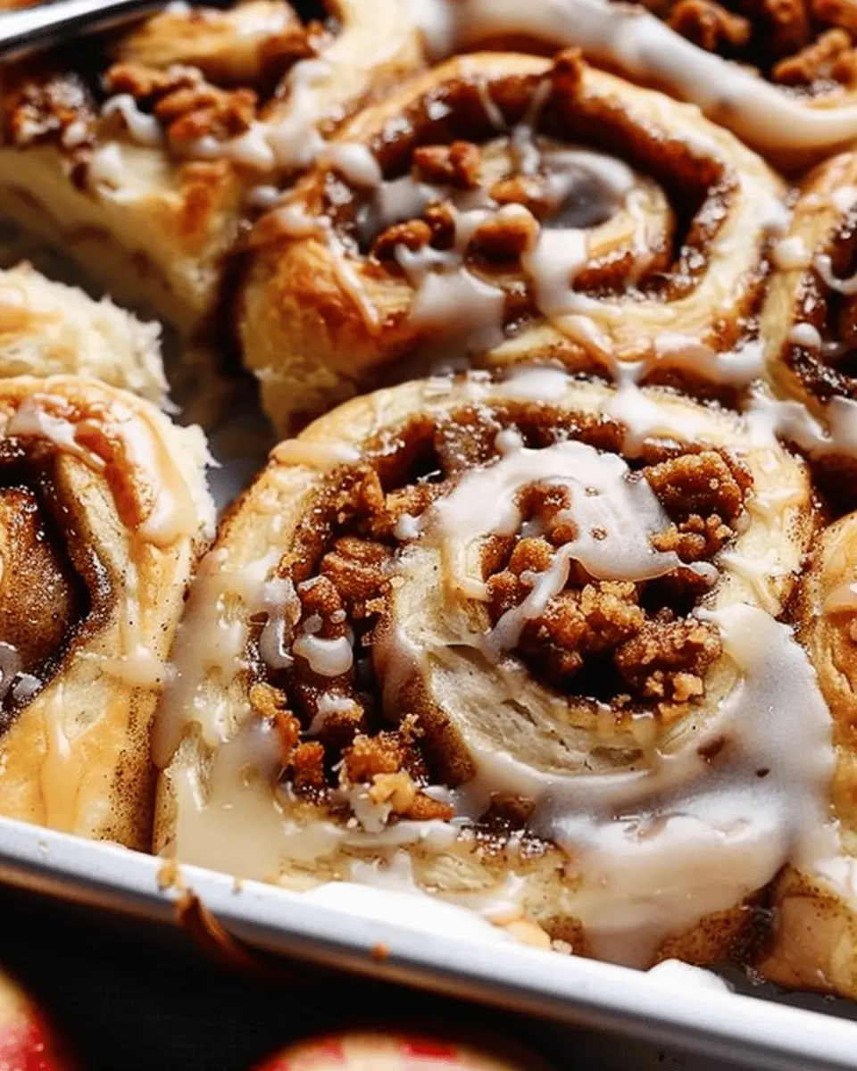 Apple Pie Cinnamon Rolls: Indulgent Twist on a Classic Treat