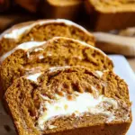Pumpkin Cream Cheese Bread