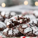 Chocolate Peppermint Crinkle Cookie Recipe