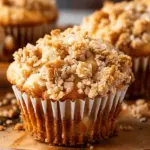 Easy Apple Crumble Muffins