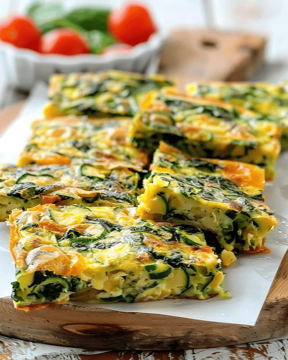 Baked Spinach Zucchini Frittata Fingers: Easy Baby-Friendly Snack