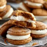 Apple Cider Whoopie Pies – Soft Spiced Cookies With Creamy Filling For Fall