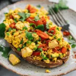 Spicy tofu scramble