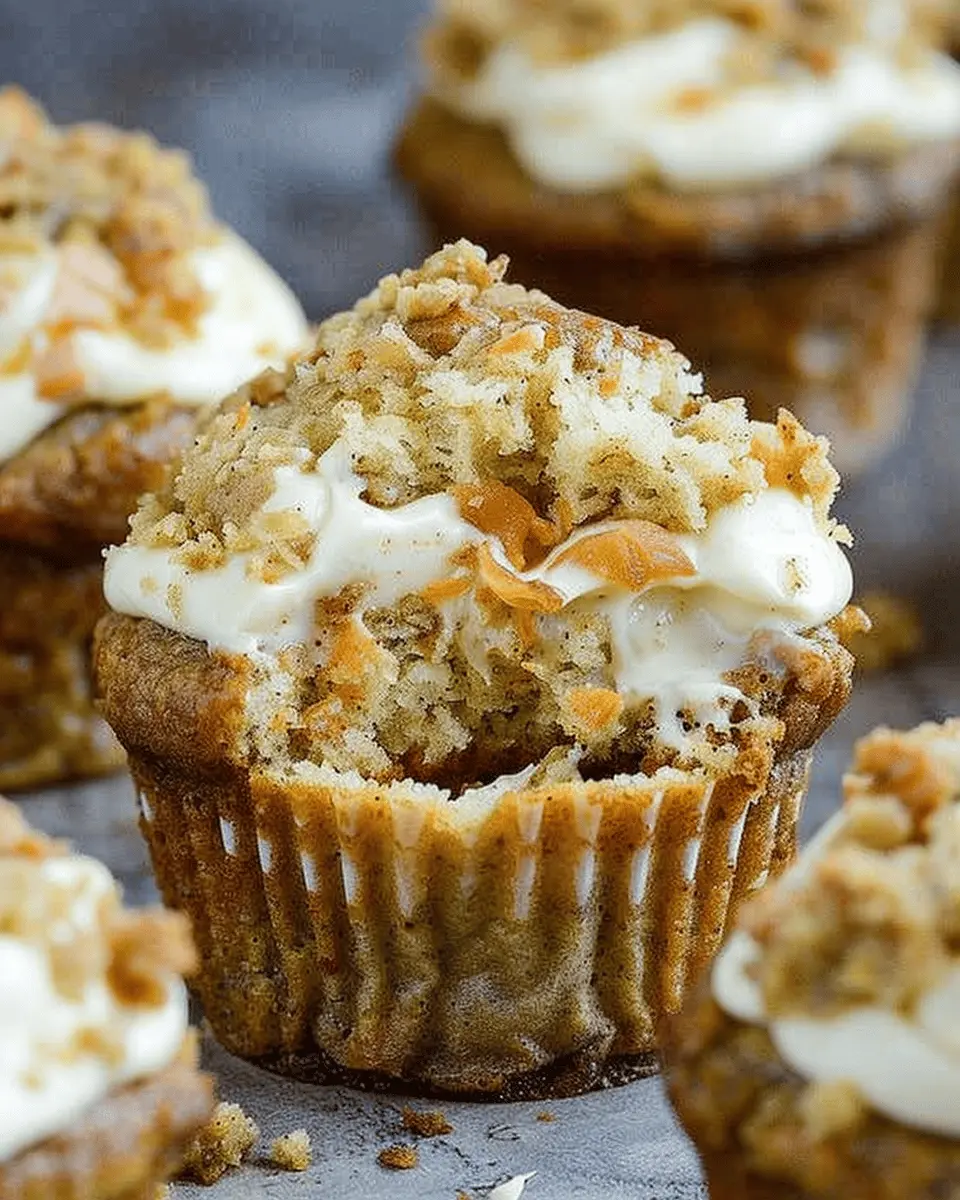 Carrot Cake Muffins with Creamy Cheesecake Filling Bliss
