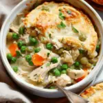 Crustless Chicken Pot Pie