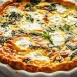 Cottage Cheese and Spinach Crustless Quiche