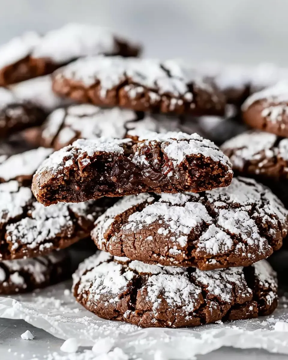Ultimate Chocolate Crinkle Cookies: Super Easy and Irresistibly Delicious