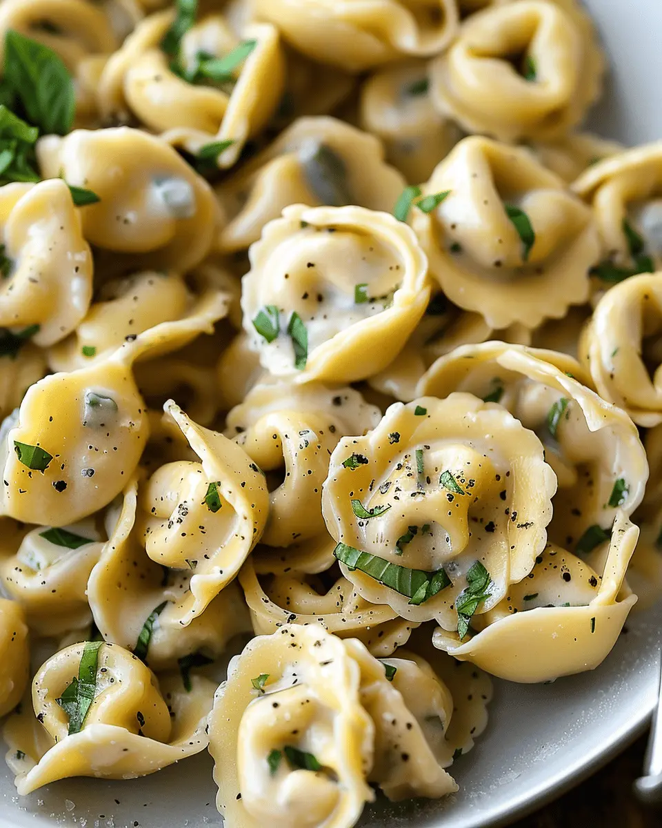 Creamy Brown Butter Tortellini with Savory Turkey Bacon Delight