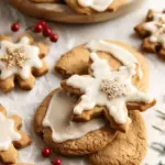 Soft Gingerbread Cookies with Maple Glaze