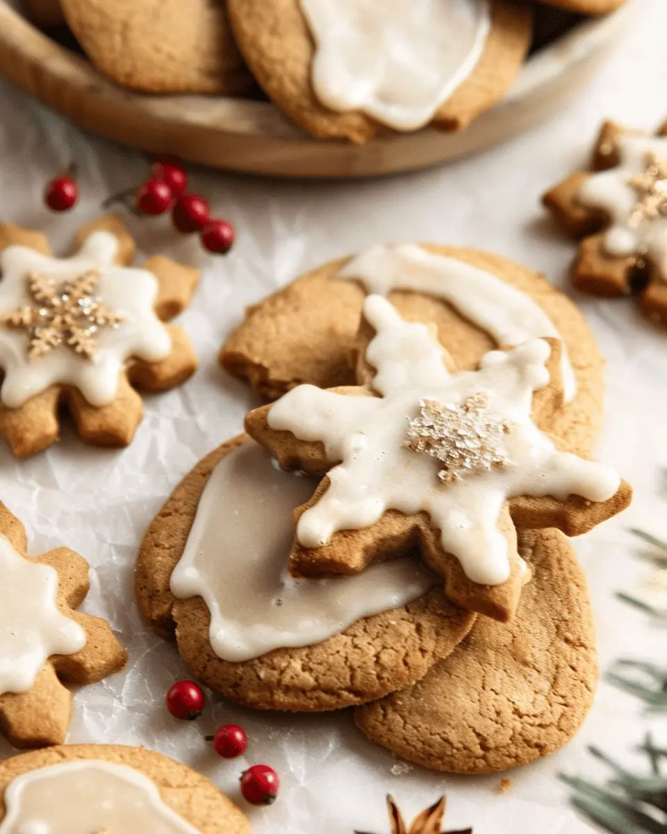Soft Gingerbread Cookies with Maple Glaze: The Best Holiday Treats