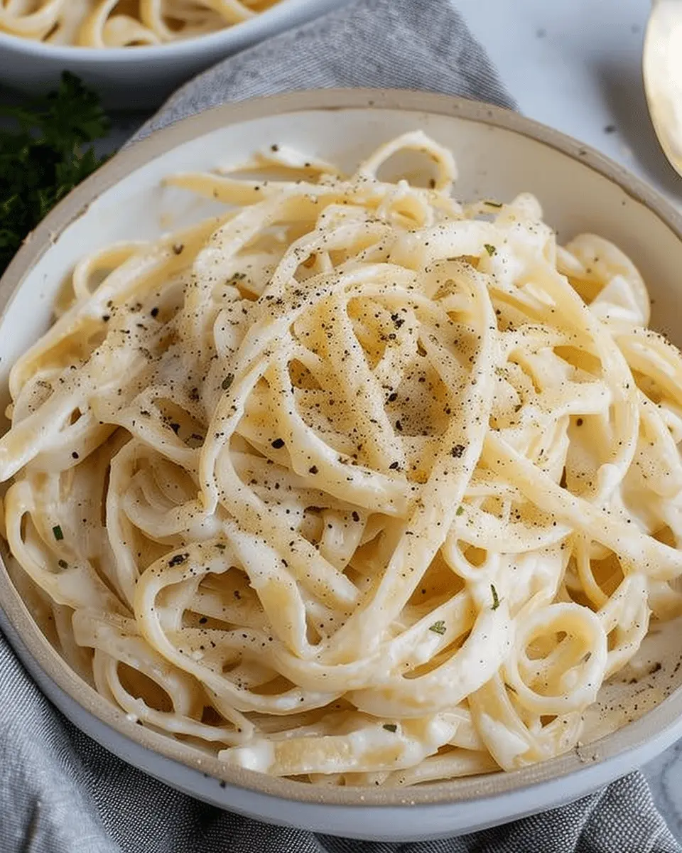 Healthy Alfredo Sauce: Easy Recipe with Turkey Bacon & Chicken Ham