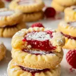 Lemon Cookies with Raspberry Curd