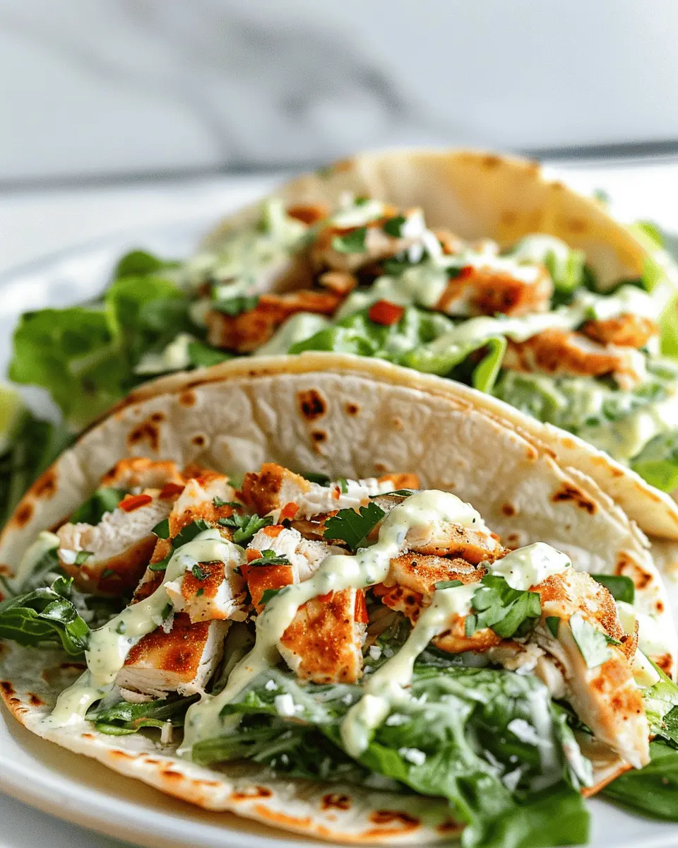 Smash Chicken Caesar Tacos: Easy and Delicious Twist for Dinner