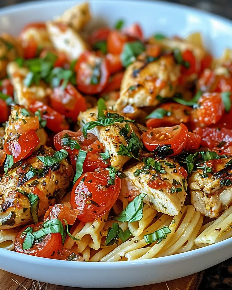 How to Cook Perfect Bruschetta Chicken Pasta That Everyone Will Love