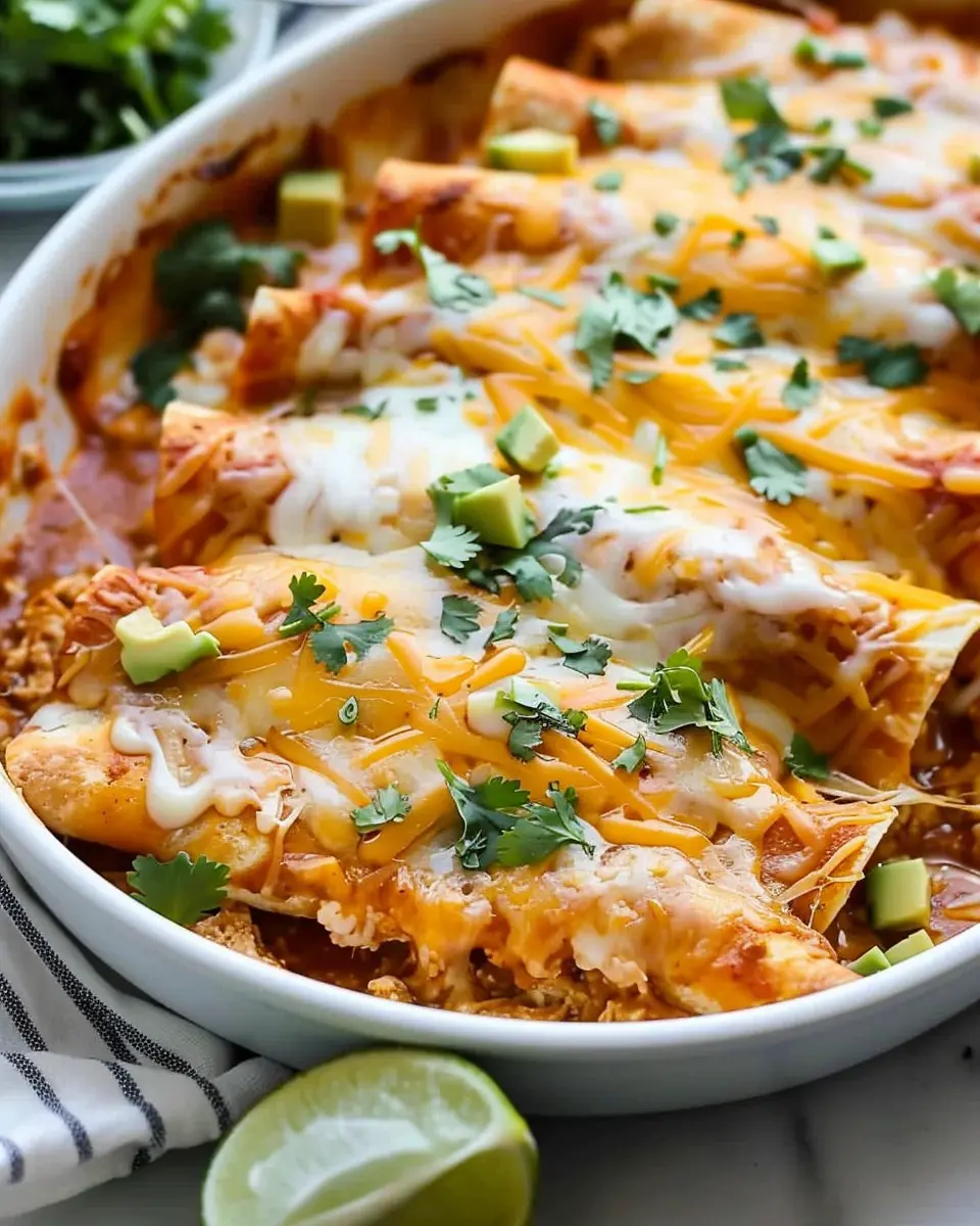 Easy Chicken Enchilada Recipe: Quick and Comforting Delight
