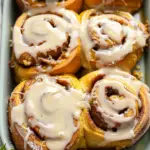 Homemade Pumpkin Chai Cinnamon Rolls