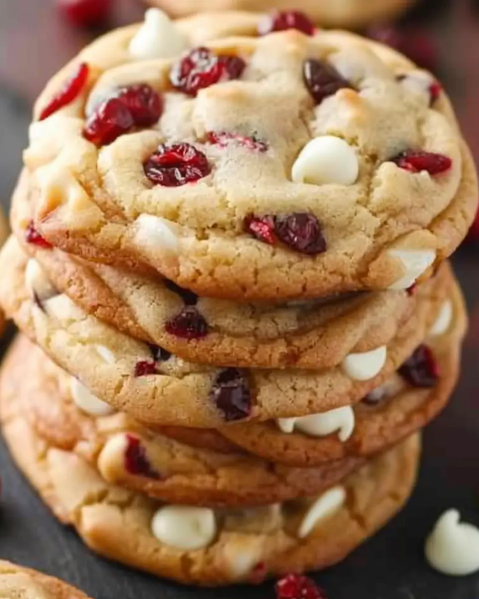 White Chocolate Cranberry Cookies: The Best Holiday Treats