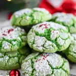 Grinch Cookie Recipe – Easy Green Crinkle Cookies