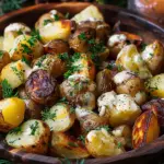 Creamy Mustard Roasted Potatoes