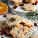 Cranberry Orange Shortbread Cookies