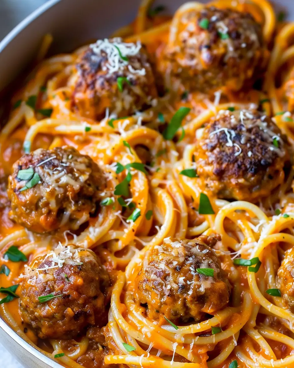 Creamy Spaghetti and Meatballs Recipe: Quick &amp; Easy Comfort Dish