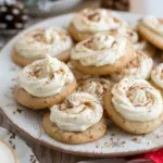 ✨ Soft Eggnog Cookies with Creamy Frosting The Taste of Christmas in Every Bite 🎄🍪