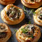 Creamy mushroom vol-au-vents recipe