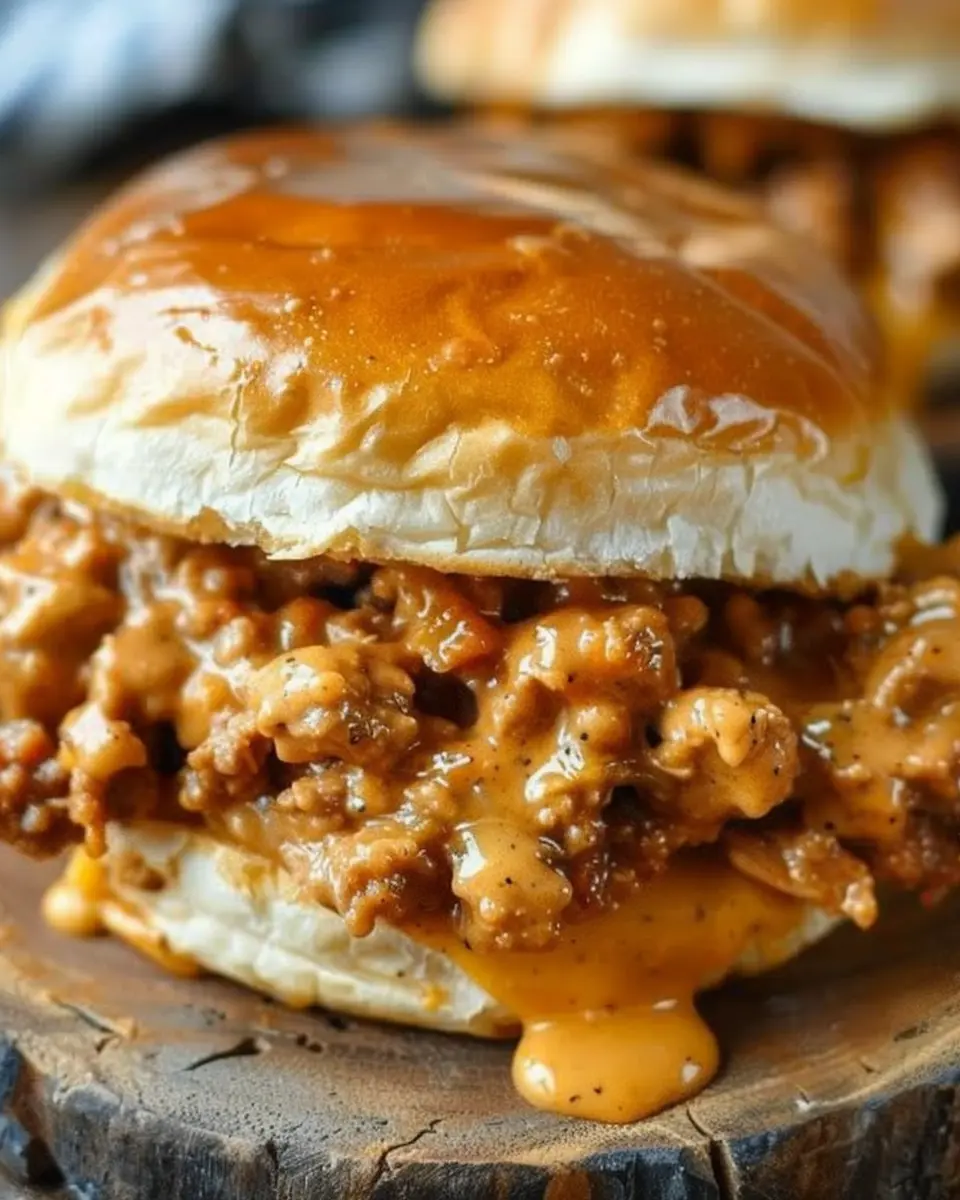 Cajun Chicken Sloppy Joes: Juicy Delight with Creamy Cheese Sauce