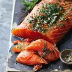 Gin and juniper cured salmon recipe