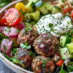 Greek Meatball Bowl Recipe