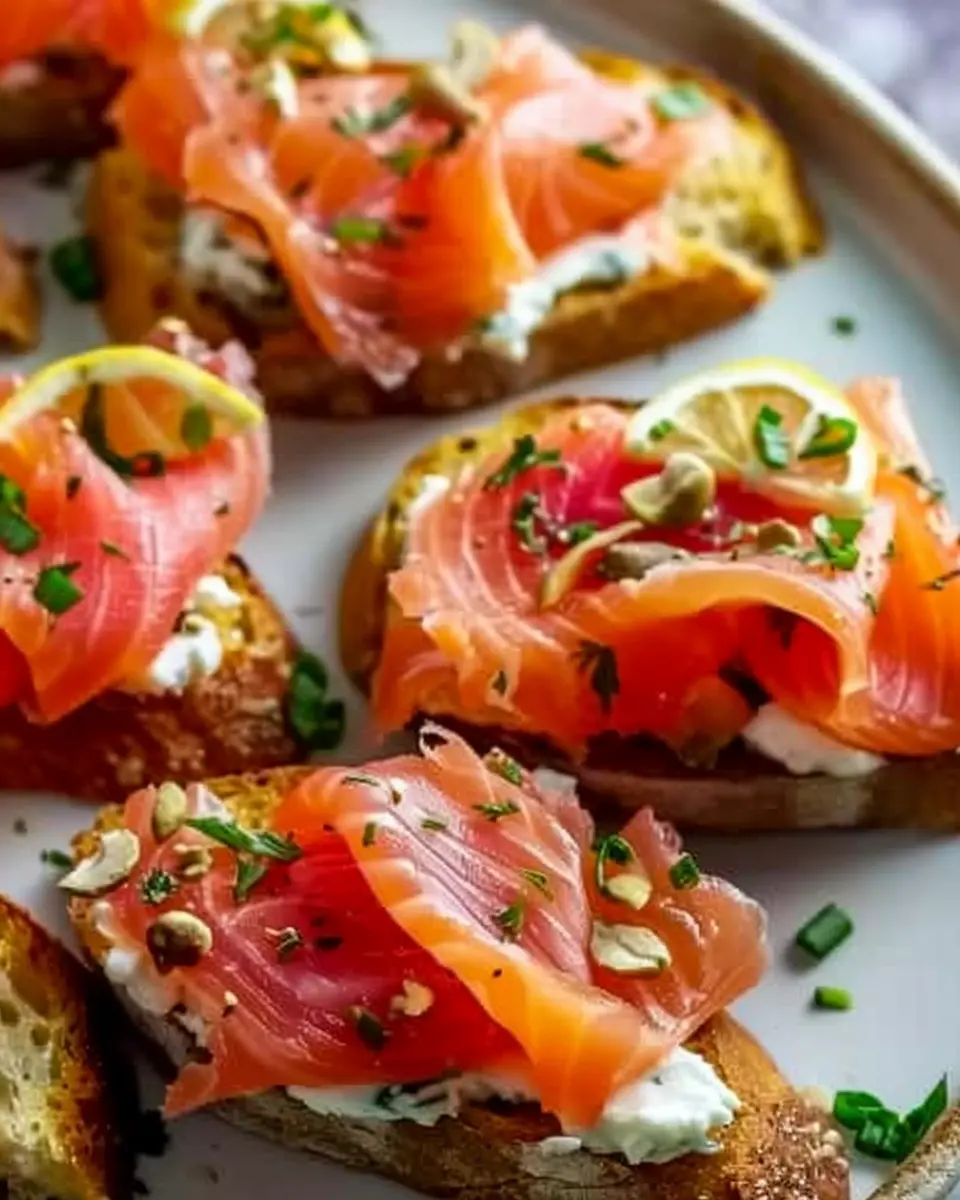Smoked Salmon Crostini: Easy Appetizer for Any Gathering