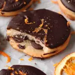 Chocolate Orange Shortbread Cookies