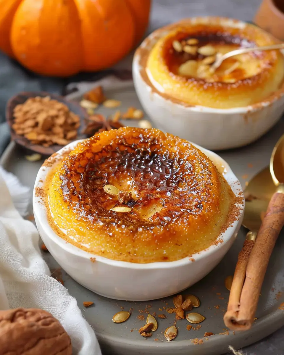 Pumpkin Spice Crème Brûlée: Indulgent Dessert for Fall Gatherings