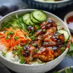 Sweet Chili Chicken Rice Bowls with Chicken Thighs: A Comforting Bowl with a Kick