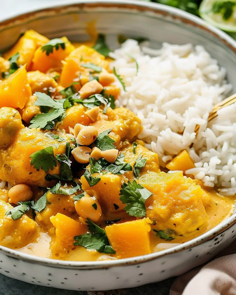 One Pot Butternut Squash Yellow Curry: Easy Comfort Food Delight