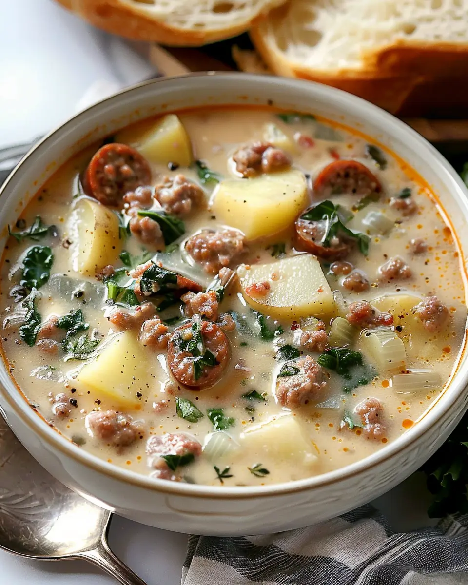 Creamy Italian Sausage and Potato Soup: A Cozy Comfort Delight