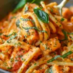 Indulge in Creamy Tomato Garlic Pasta: A Cozy Delight