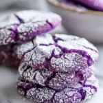 Purple Crinkle Cookies Recipe