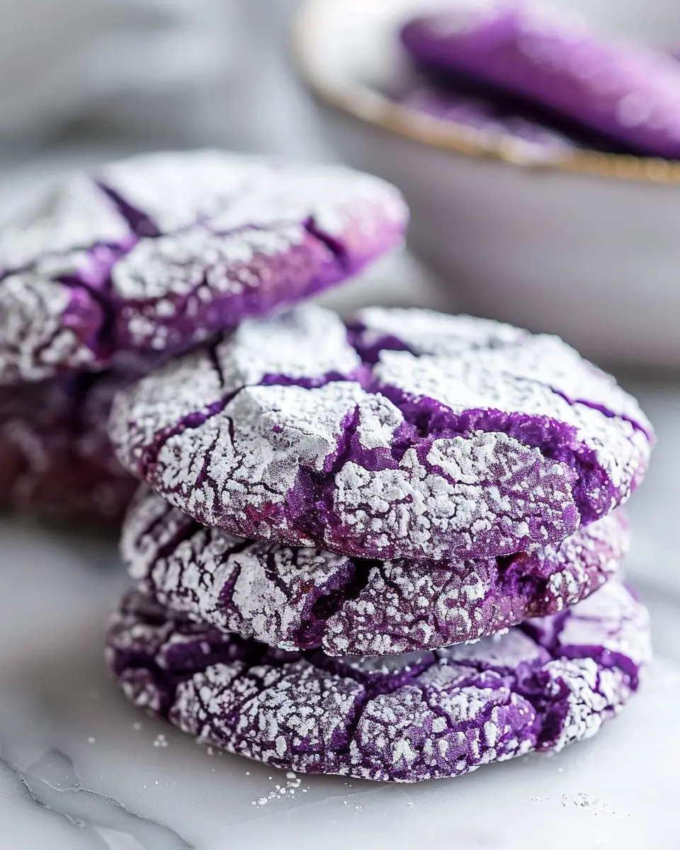 Purple Crinkle Cookies Recipe: Indulgent Treats for Every Occasion