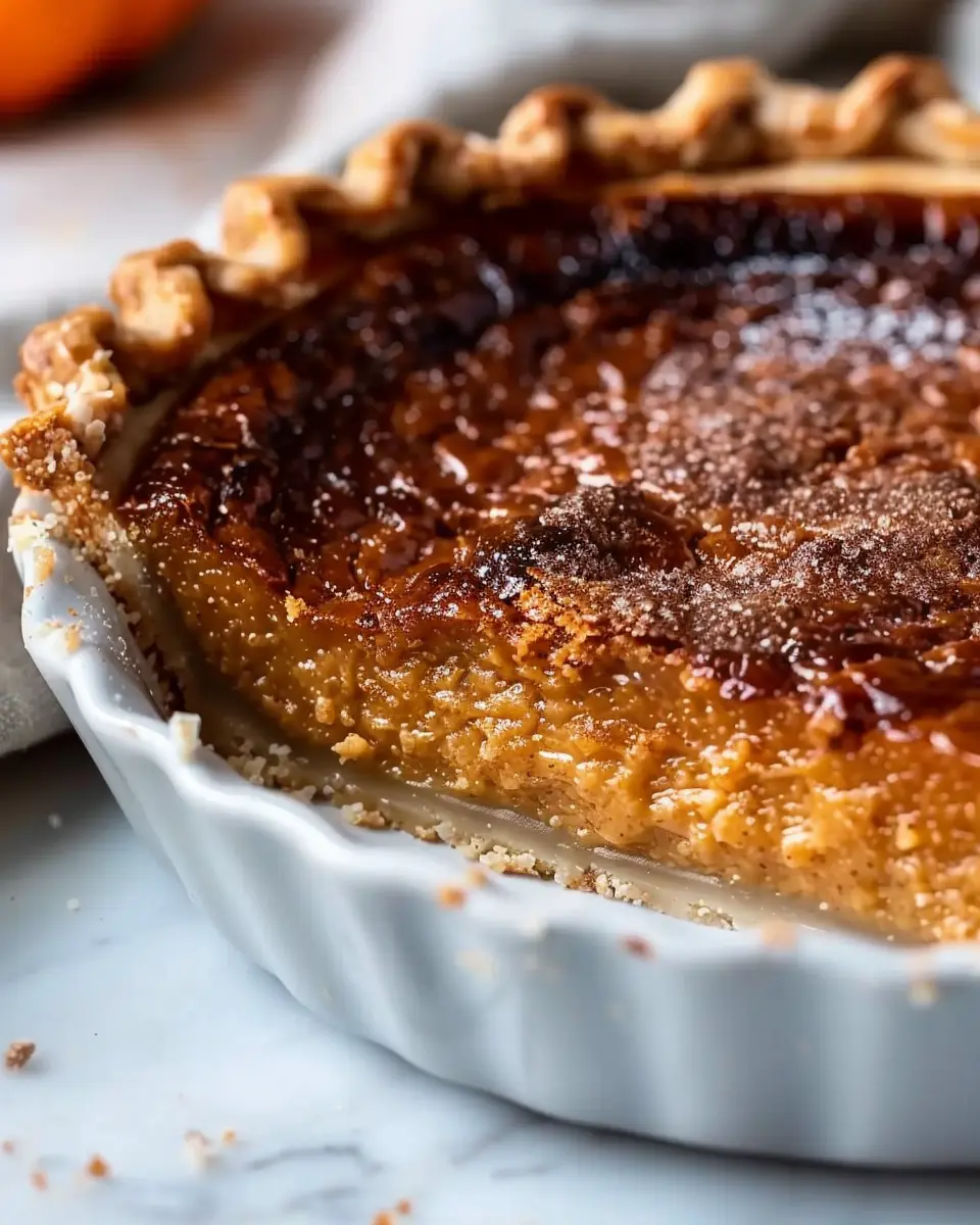 Bourbon Brûlée Pumpkin Pie Recipe: An Indulgent Fall Delight